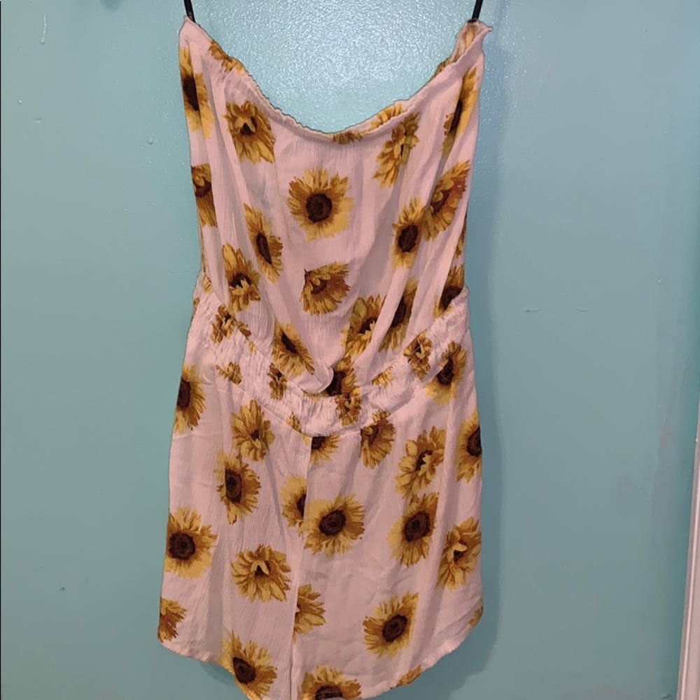 Sunflower Forever 21 Romper